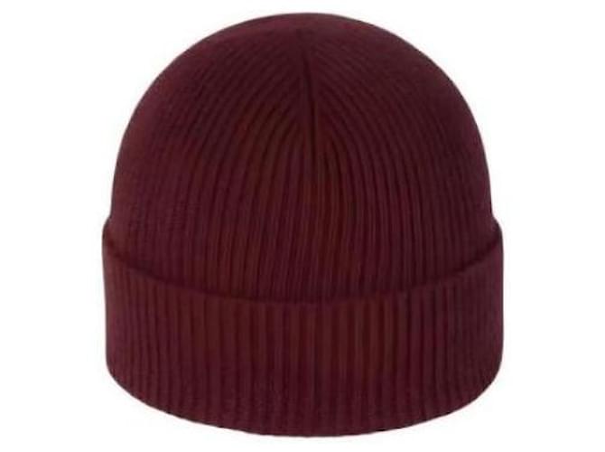 Gucci Gorro de cashmere com patch Vermelho - vista 6
