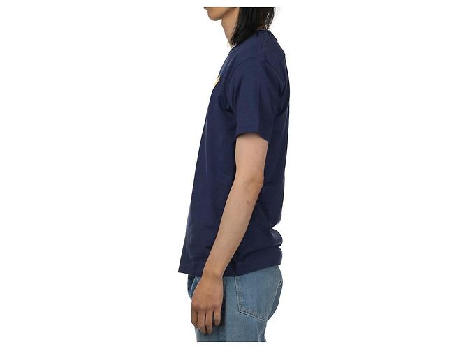 Comme Des Garcons T-shirt a maniche corte con patch a forma di cuore dorato AX - vista 6