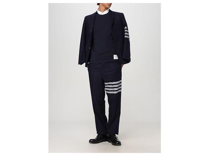 Thom Browne Flannel Unstructured Sports Coat - view 5