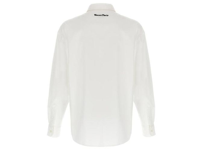 Kenzo Camisa de popeline Branco - vista 5