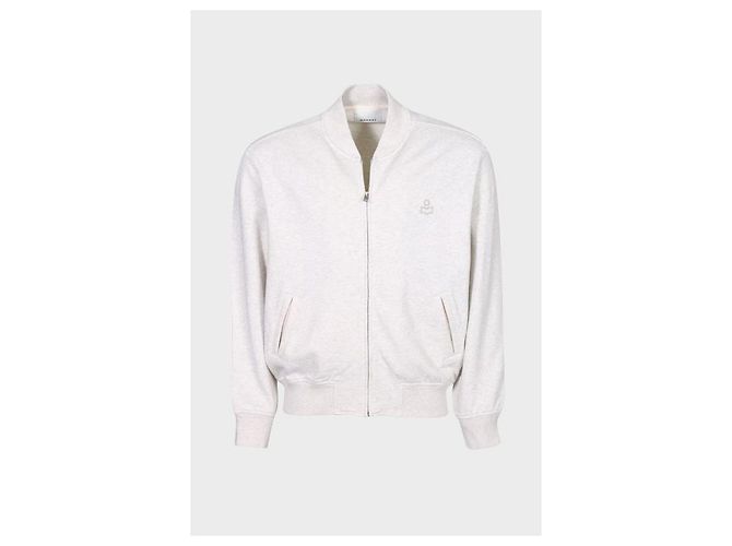 Isabel Marant Bomber de jersey Blanco - vista 4