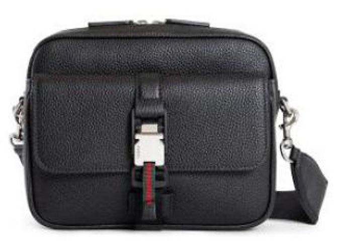 Gucci Pequena bolsa transversal com detalhe Web Preto - vista 4