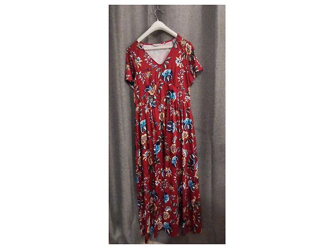 Autre Marque Blumenkleid rot naf naf - Ansicht 3