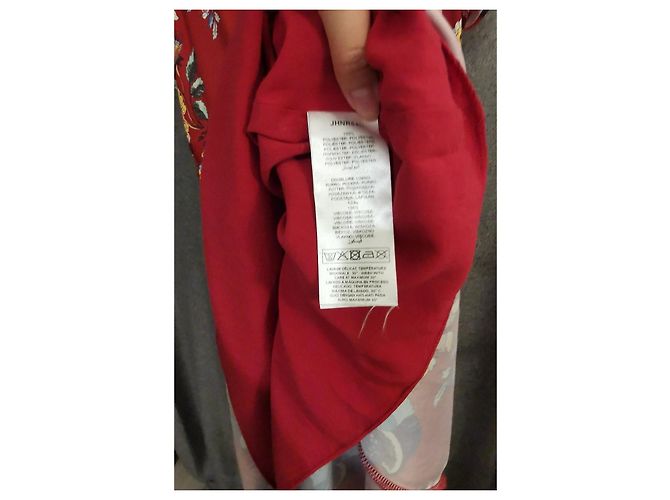 Autre Marque Blumenkleid rot naf naf - Ansicht 4