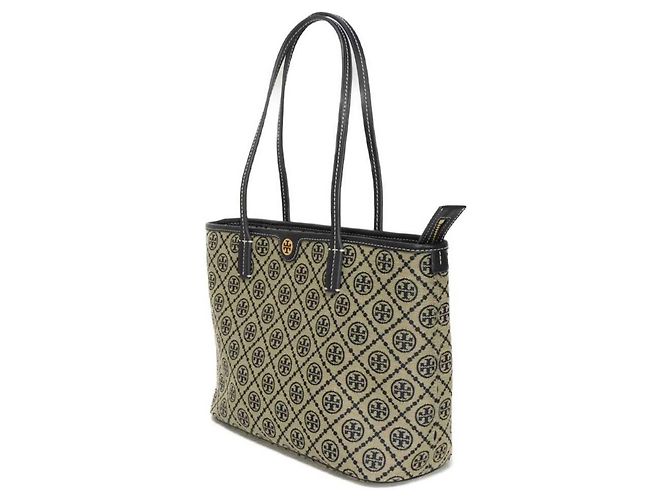 Tory Burch T Monogram Pequeño Bolso Tote con Cremallera para Hombro - vista 2