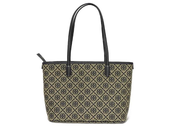 Tory Burch T Monogram Pequeño Bolso Tote con Cremallera para Hombro - vista 3