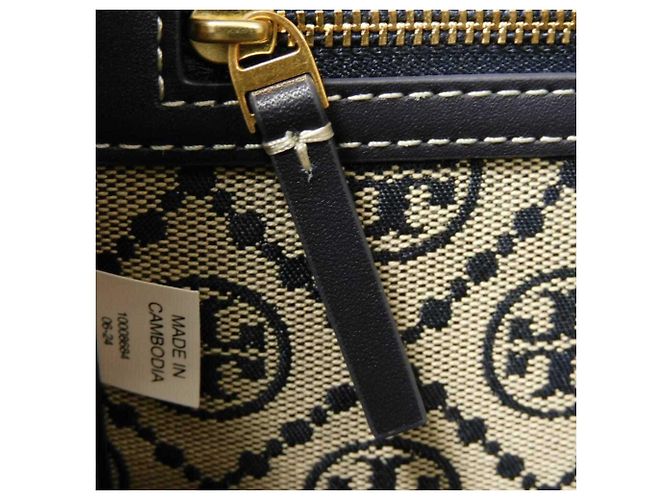 Tory Burch T Monogram Pequeño Bolso Tote con Cremallera para Hombro - vista 8