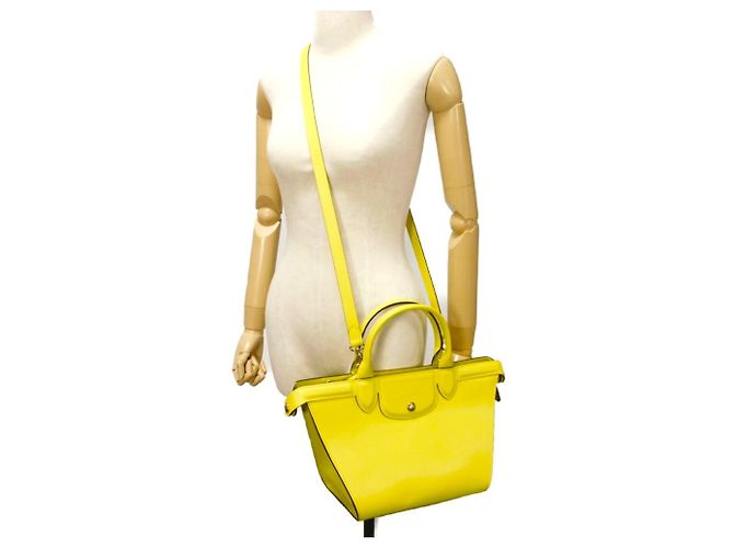 Schultertasche aus Kalbsleder Le Pliage Heritage von Longchamp - Ansicht 6