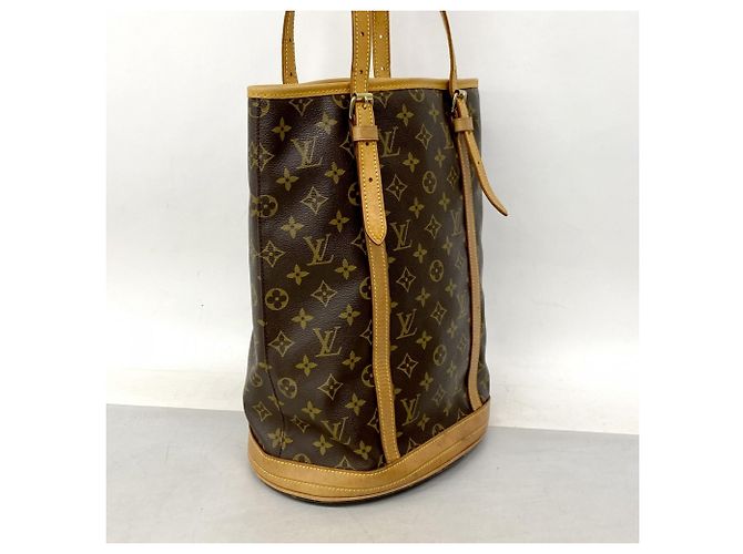 Louis Vuitton Monogram Bucket GM Tote Bag Braun - Ansicht 2