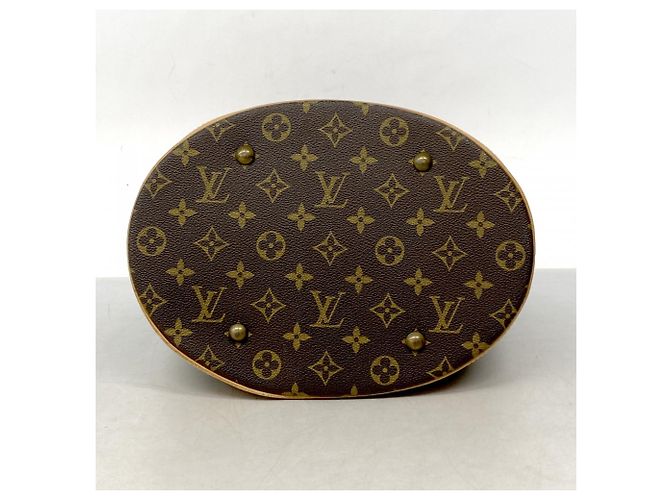 Louis Vuitton Monogram Bucket GM Tote Bag Braun - Ansicht 3