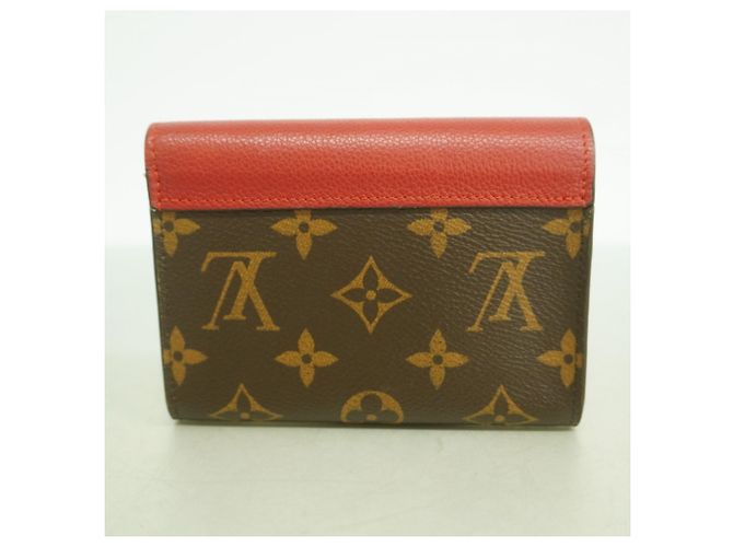Portafoglio Pallas Compact Tri-fold Monogramma Louis Vuitton Fuschia - vista 11