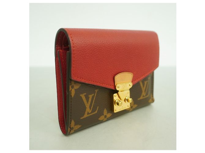 Portafoglio Pallas Compact Tri-fold Monogramma Louis Vuitton Fuschia - vista 2