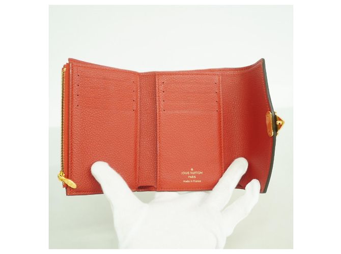Portafoglio Pallas Compact Tri-fold Monogramma Louis Vuitton Fuschia - vista 3