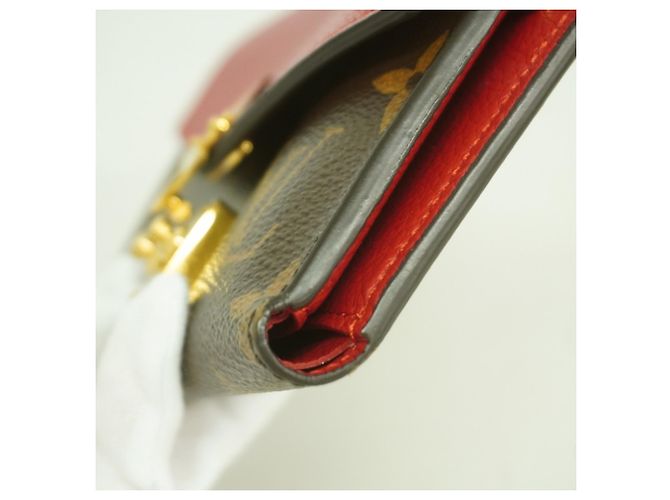 Portafoglio Pallas Compact Tri-fold Monogramma Louis Vuitton Fuschia - vista 5