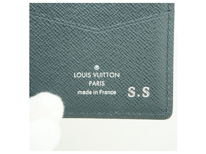 Organizer Portafoglio da tasca Epi Louis Vuitton Blu navy - vista 4