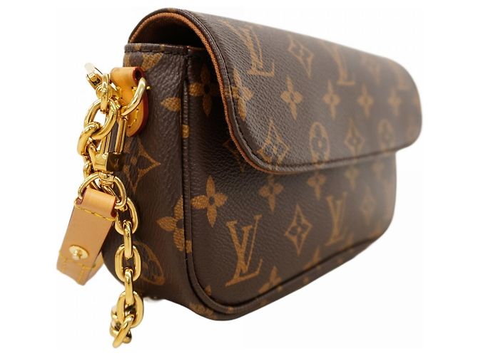 Portafoglio Louis Vuitton Monogram Wallet-on-Chain Ivy M81911 Marrone - vista 2