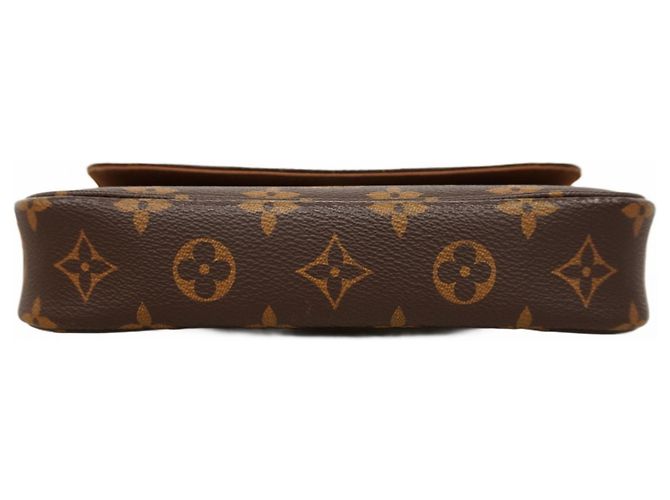 Portafoglio Louis Vuitton Monogram Wallet-on-Chain Ivy M81911 Marrone - vista 3