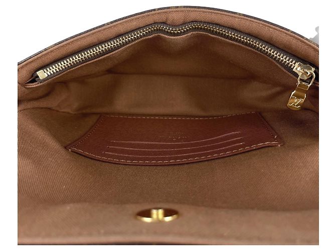 Ivy Portafoglio Louis Vuitton Monogram con catena Marrone - vista 10
