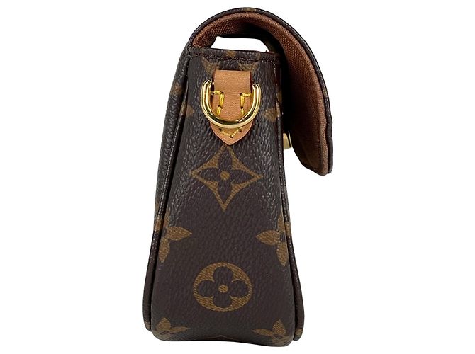 Ivy Portafoglio Louis Vuitton Monogram con catena Marrone - vista 4