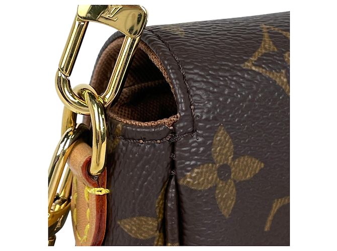 Ivy Portafoglio Louis Vuitton Monogram con catena Marrone - vista 7