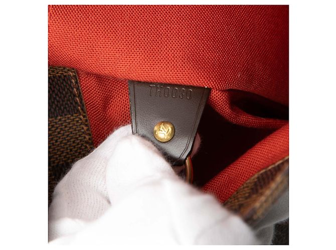 Louis Vuitton Marrone Damier Ebene Broadway - vista 6