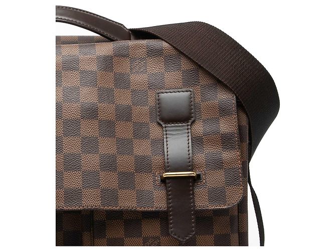 Louis Vuitton Marrone Damier Ebene Broadway - vista 7