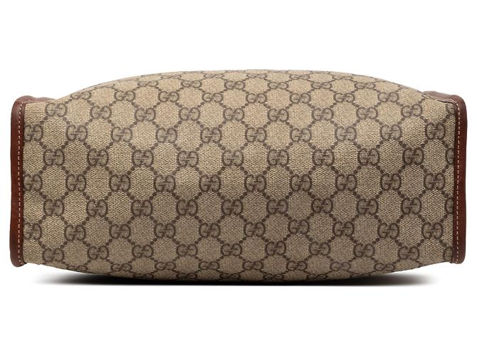 Gucci Beige GG Supreme Web Tote - Ansicht 3