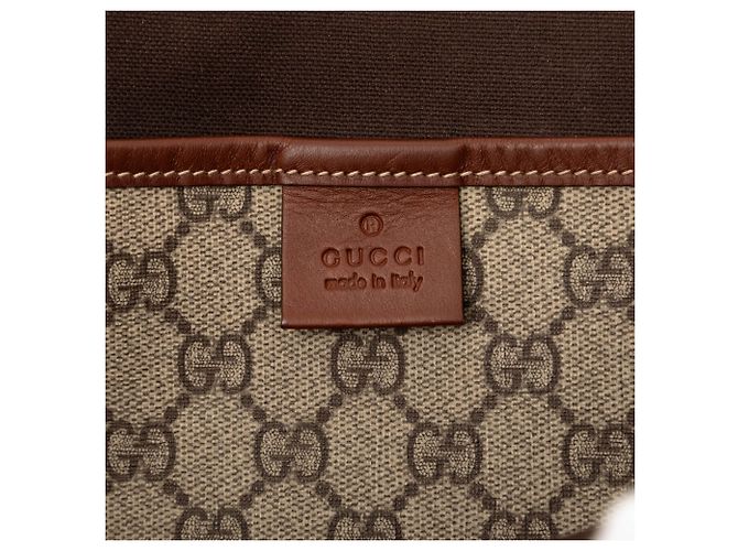 Gucci Beige GG Supreme Web Tote - Ansicht 5