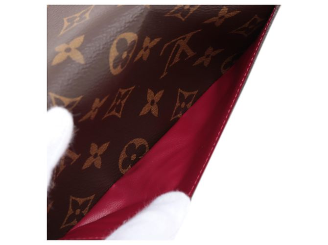 Portafoglio Sarah Monogram Marrone Louis Vuitton - vista 8