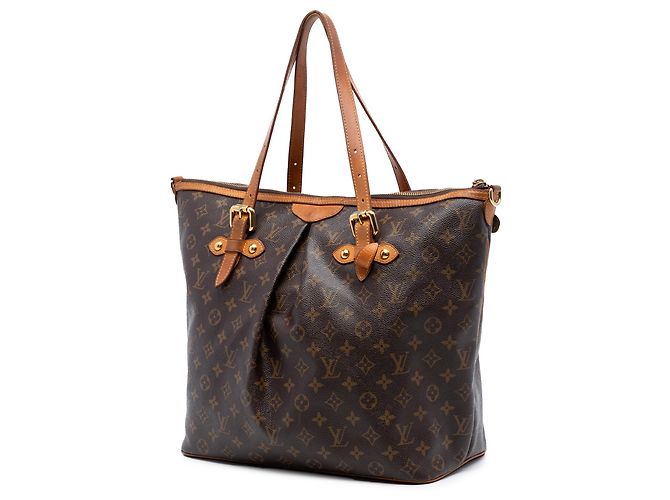 Louis Vuitton Monogram Marrone Palermo GM - vista 2