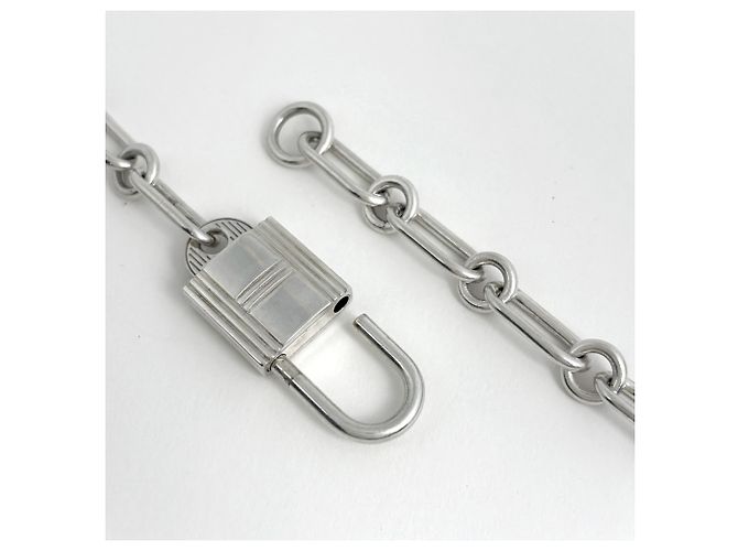 Collana lunga Alpha Kelly Cadena di Hermes Hermès Argento - vista 2
