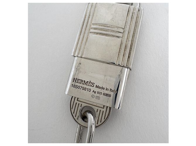 Collana lunga Alpha Kelly Cadena di Hermes Hermès Argento - vista 5