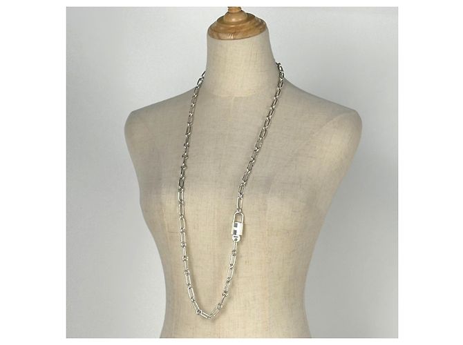 Collana lunga Alpha Kelly Cadena di Hermes Hermès Argento - vista 6