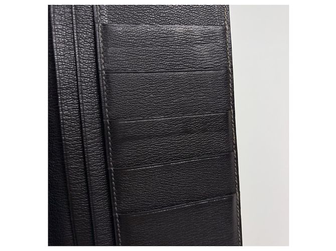 Hermès Hermes MC2 Fleming Bifold Long Wallet Black - view 11