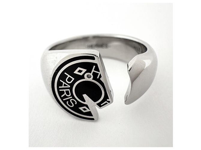 Ring Anello Carrousel Hermès Argento - vista 2