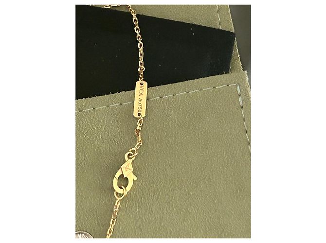 Collana Van Cleef & Arpels Perlée in Oro Giallo e Diamanti D'oro - vista 10