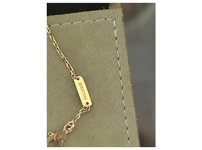 Collana Van Cleef & Arpels Perlée in Oro Giallo e Diamanti D'oro - vista 11