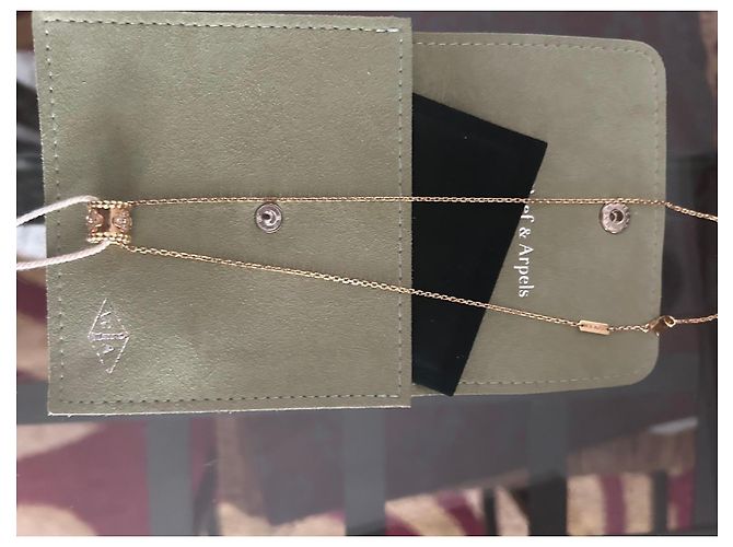 Collana Van Cleef & Arpels Perlée in Oro Giallo e Diamanti D'oro - vista 12