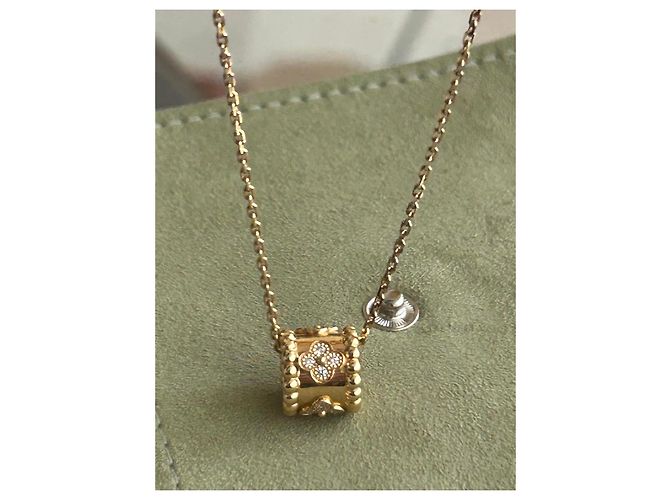 Collana Van Cleef & Arpels Perlée in Oro Giallo e Diamanti D'oro - vista 14