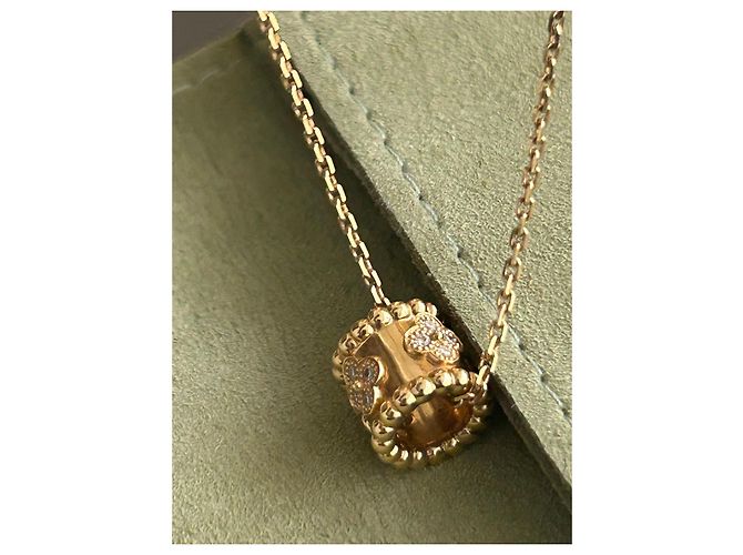 Collana Van Cleef & Arpels Perlée in Oro Giallo e Diamanti D'oro - vista 17