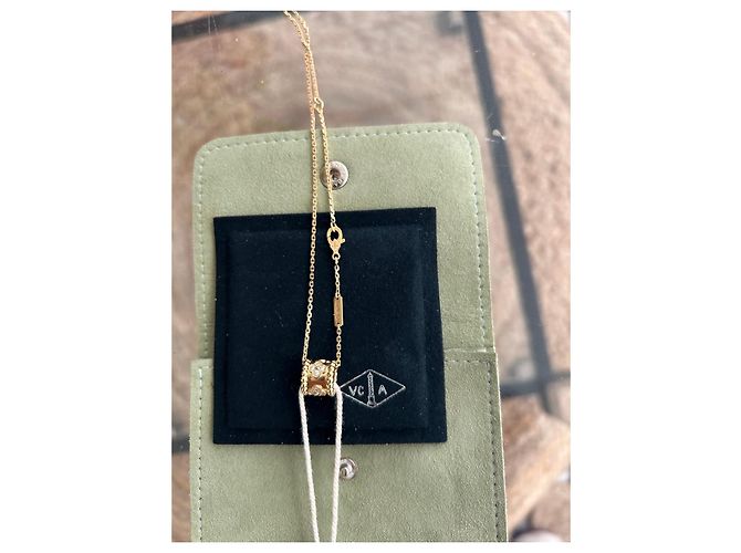 Collana Van Cleef & Arpels Perlée in Oro Giallo e Diamanti D'oro - vista 5