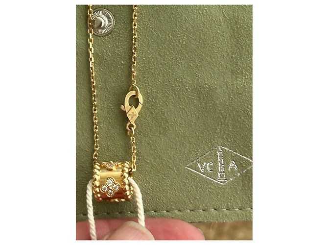 Collana Van Cleef & Arpels Perlée in Oro Giallo e Diamanti D'oro - vista 7