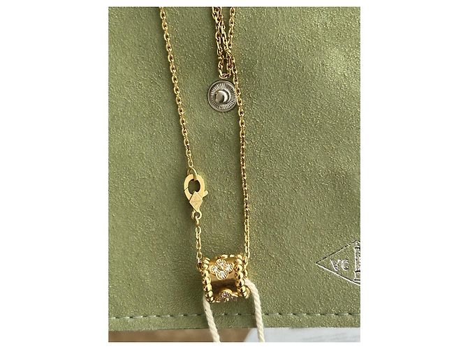 Collana Van Cleef & Arpels Perlée in Oro Giallo e Diamanti D'oro - vista 8