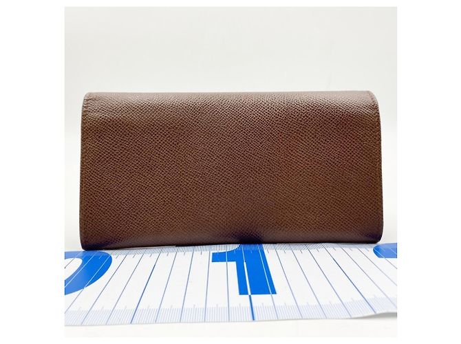 Bulgari Cartera larga de piel marrón Bvlgari Bvlgari Castaño - vista 2