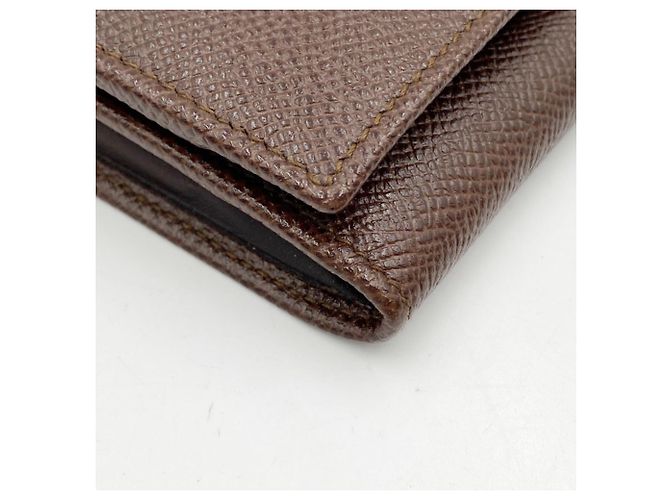 Bulgari Cartera larga de piel marrón Bvlgari Bvlgari Castaño - vista 4