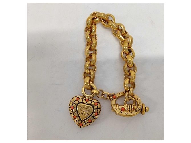 Bracciale in metallo dorato Loewe D'oro - vista 2