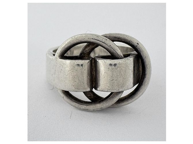 Ring Anello in argento Desanneau di Hermès - vista 2
