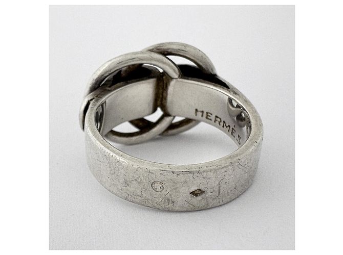 Ring Anello in argento Desanneau di Hermès - vista 3