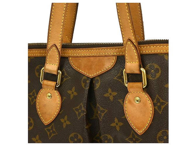 Louis Vuitton Palermo Handtasche aus Monogramm-Canvas PM Braun - Ansicht 7