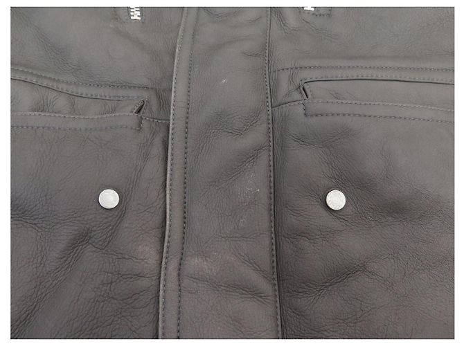 Hermès HERMES BOMBERJACKE 50 M AUS WENDESCHAFLEDER Grau - Ansicht 13